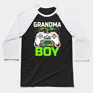 Gaming Video Gamer Grandma Of The Birthday Boy Baseball T-Shirt